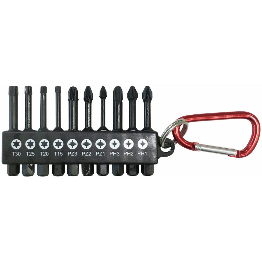 BITU KOMPLEKTS 1/4" 50 MM TRIECIENA A10