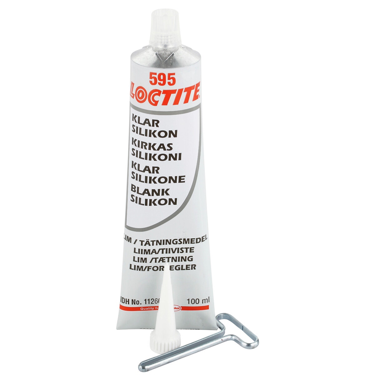 Silikona hermētiķis caurspīdīgs 595 100ml
