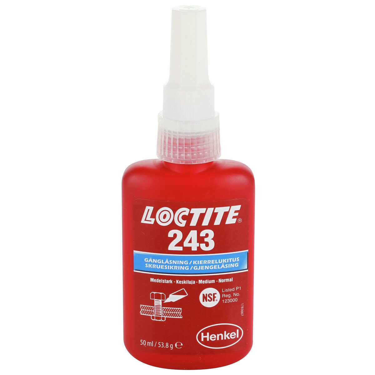 Vītņu fiksators normāls 243 50ml