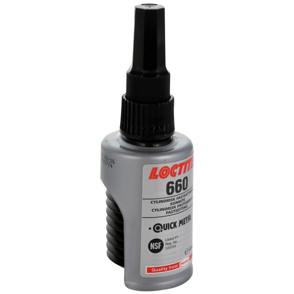 Stiprinājuma savienojums 660 quick metal 50ml