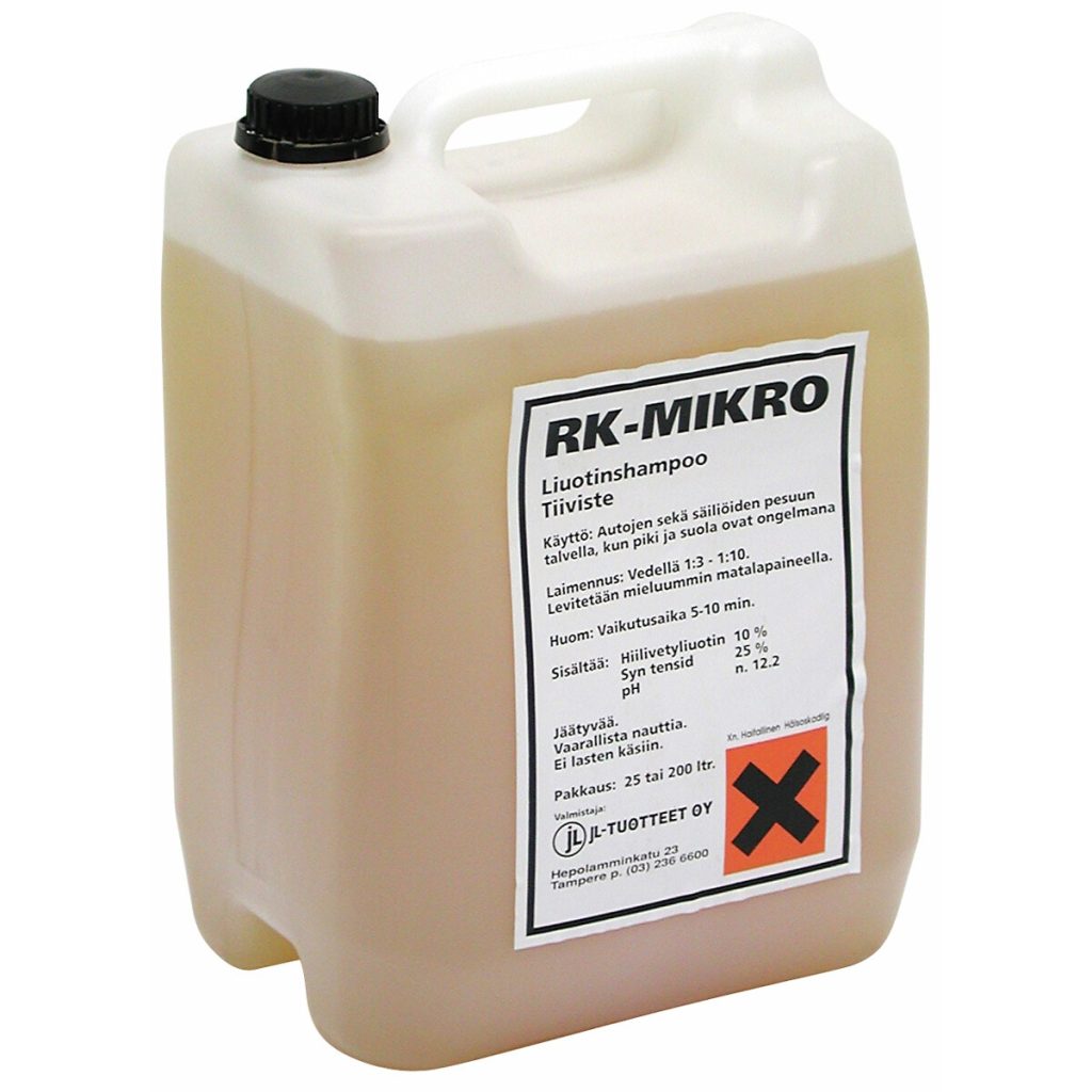 Šķīdinātāju šampūns rk-micro 10l