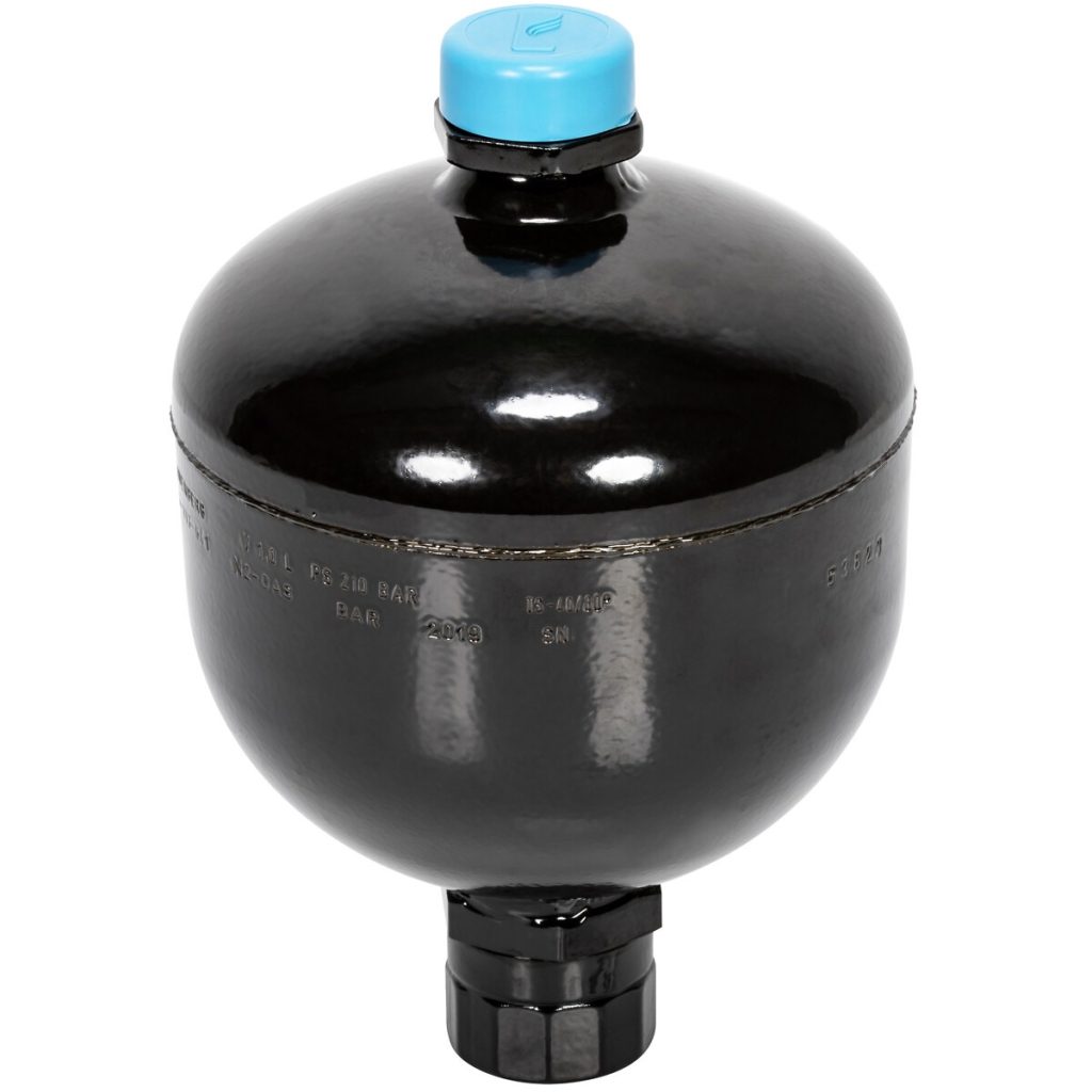 MEMBRĀNAKUMULATORS 1,0 L IEPRIEKŠĒJAS UZPILDES 25BAR G1/2+M33