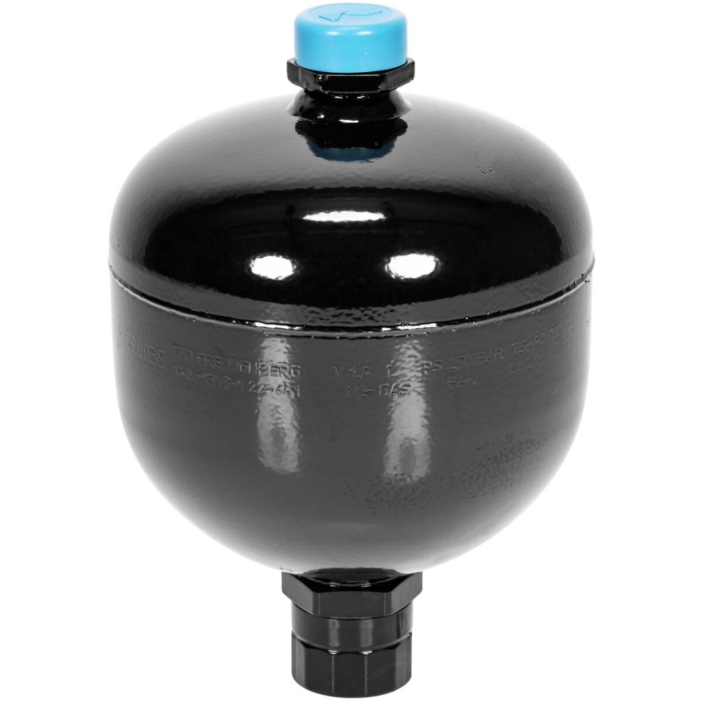 MEMBRĀNVEIDA AKUMULATORS 1,4 L PIRMS UZPILDES 25BAR G1/2+M33