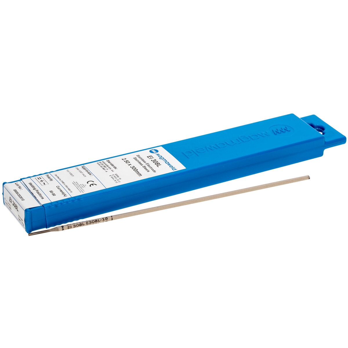 Metināšanas elektrods nerūsējošais 2,5 x 300 mm ei308 1 kg