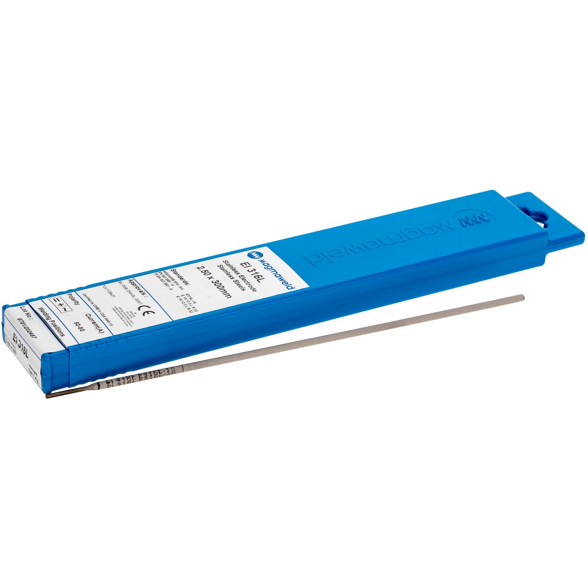 Metināšanas elektrods nerūsējošais 2,5 x 300mm ei316l 1 k