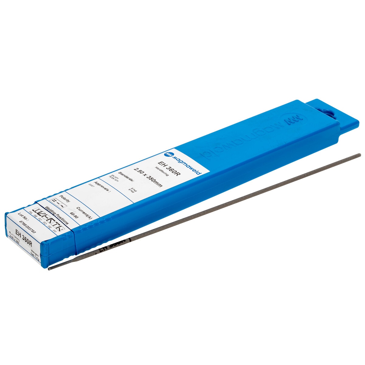 Metināšanas elektrods ciets 2,50 x 350mm eh 360r 1 kg