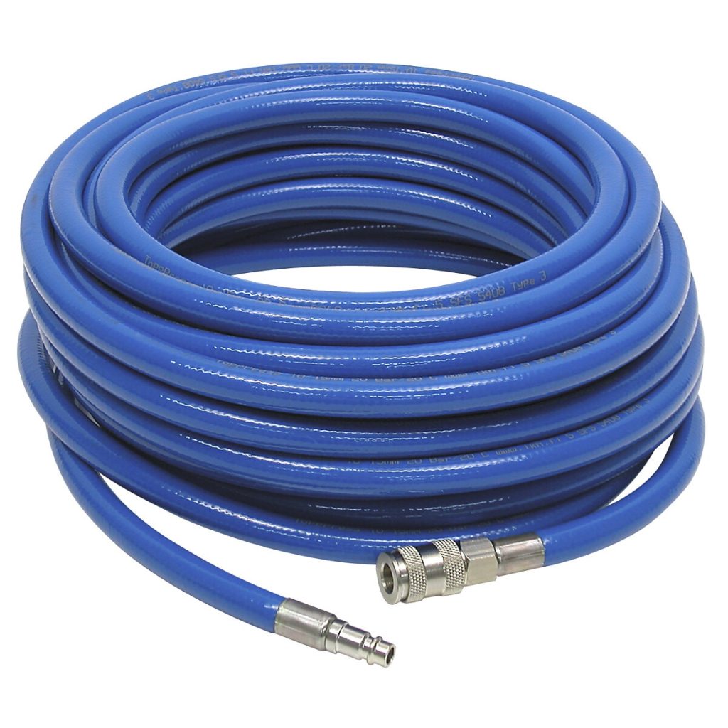 Pneimatiskā šļūtene 10mm/15m pvc + savienotāji
