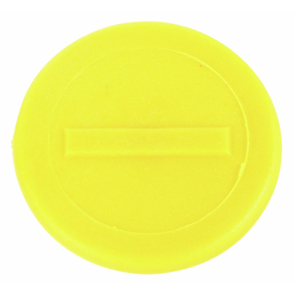 IDENTIFIKĀCIJAS KRĀSAINS KLIPS DZELTENS/MINUS ĀTRĀKS