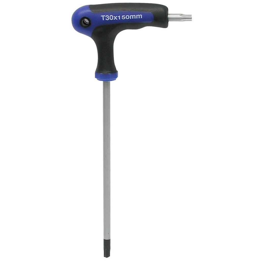 TORX ATSLĒGA AR T-VEIDA ROKTURI S2 T15