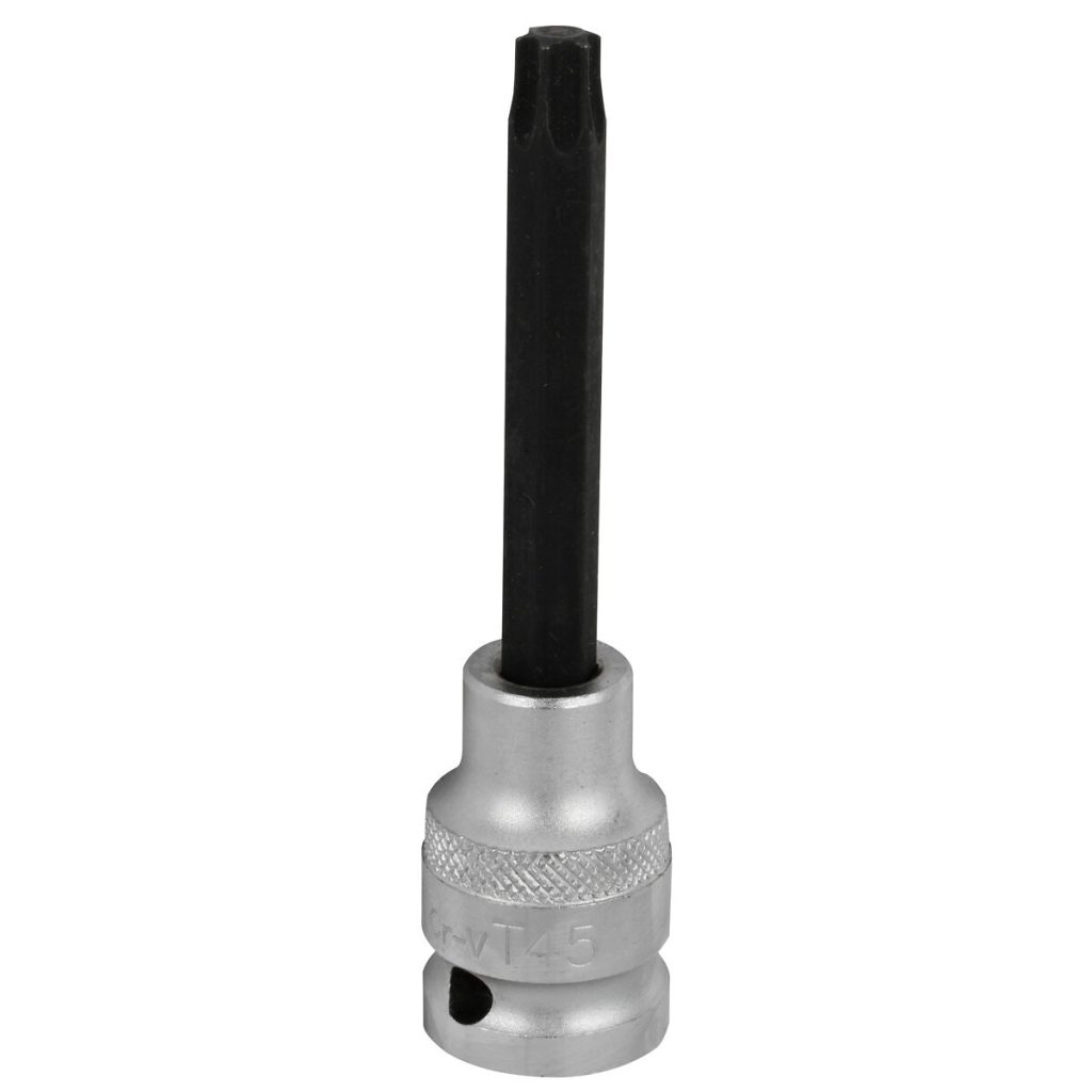 1/2" 100MM T45 TORX BITU LIGZDA 1/2" 100MM T45