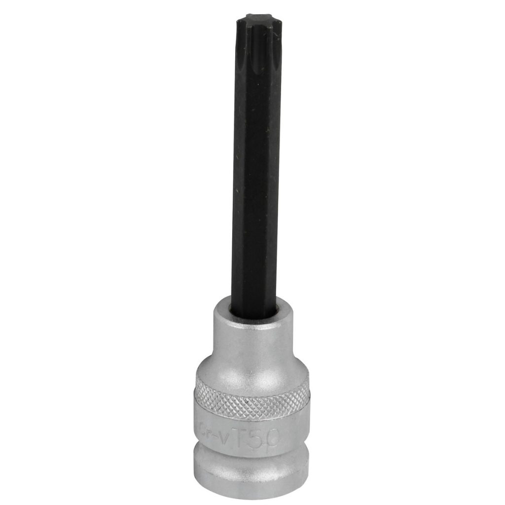 1/2" 100MM T50 TORX BITU LIGZDA 1/2" 100MM T50