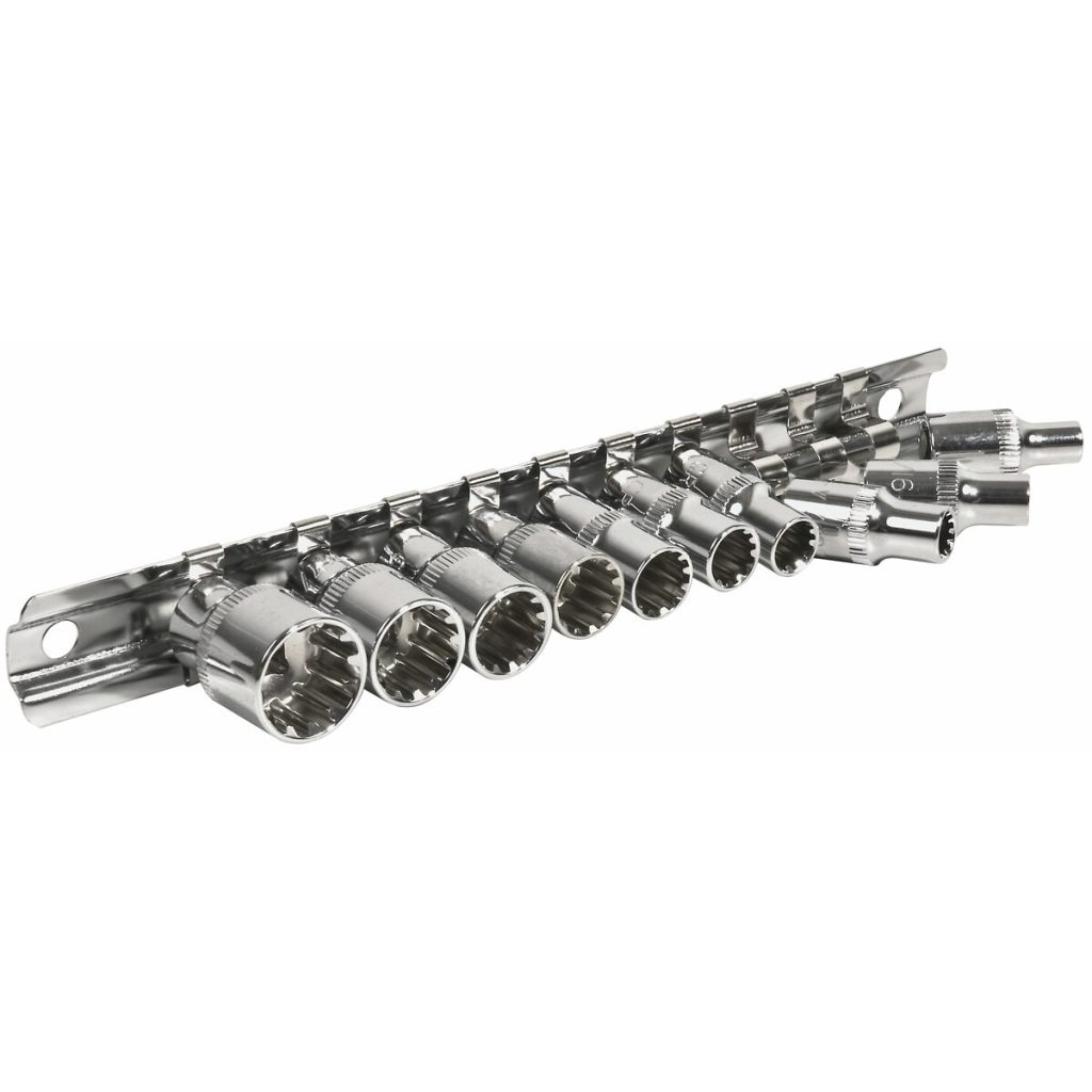 UZGAĻU KOMPLEKTS 1/4" 10-OS. 5/32"-1/2" MULTI