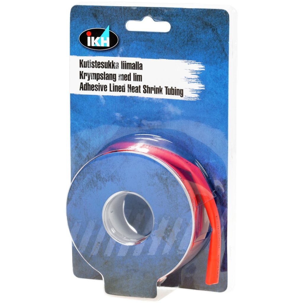 Termiskās saraušanās cauruļu līme 4,8 mm 3 m sarkans