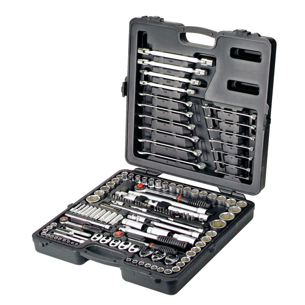 MEHĀNIKAS INSTRUMENTU KOMPLEKTS 1/4", 3/8" UN 1/2" 138 GAB.