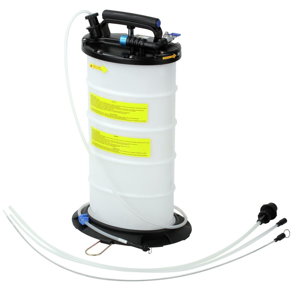 Šķidruma izsūknētājs 9,5 L, pneimatisks / manuāls