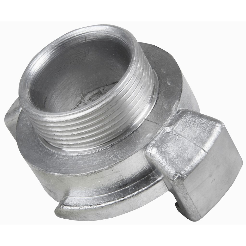 Claw coupling 2″ ārējā vītne 1 1/2″ alumīnija