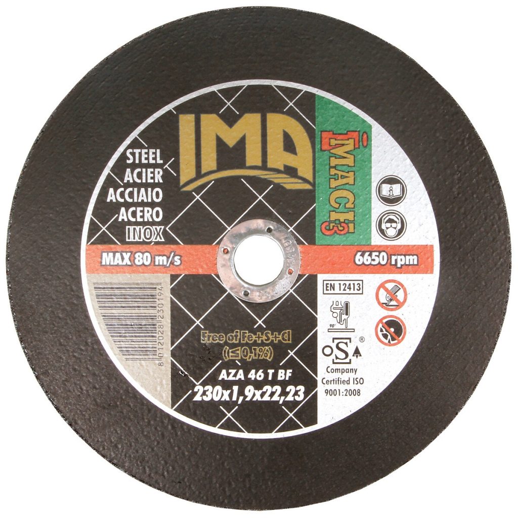 Griešanas ripa 230×1,9×22,2mm imach3 inox