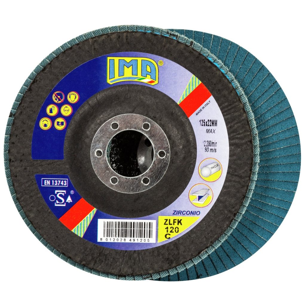 Lāpstiņu disks 125 mm g120 cirkons