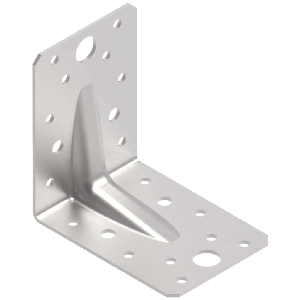 Leņķa stiprinājums 90 × 90 × 65 × 2,0 mm, A4, Reinprecht, CE