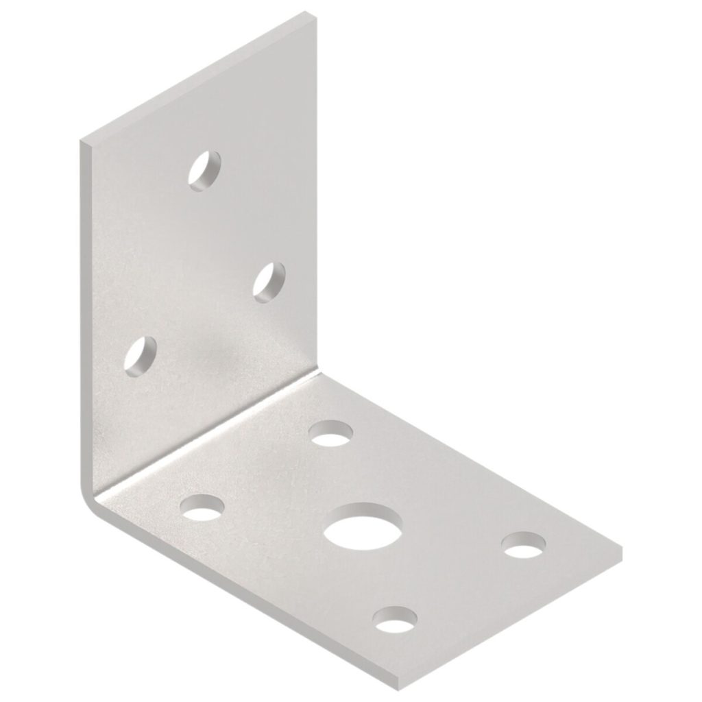 Leņķa stiprinājums 50 × 50 × 35 × 2,0 mm, A4, CE