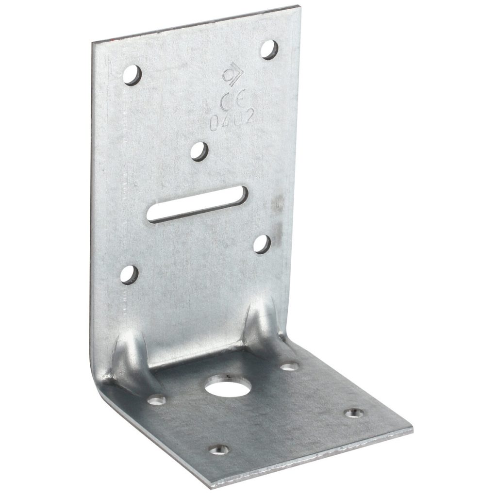 Leņķa stiprinājums P1 90 × 60 × 60 × 2,5 mm, 12 mm skrūves caurums