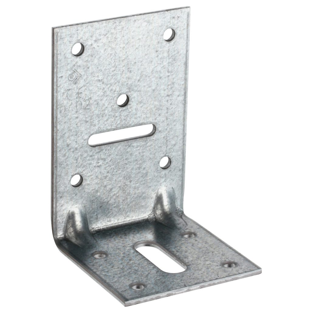 Leņķa stiprinājums P2 90 × 60 × 60 × 2,5 mm, garencaurums 10 × 30 mm