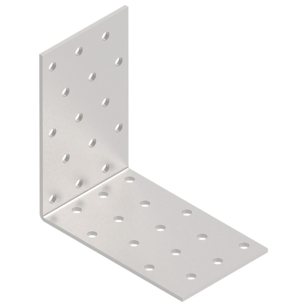 Leņķa stiprinājums 100 × 100 × 60 × 2,5 mm, CE