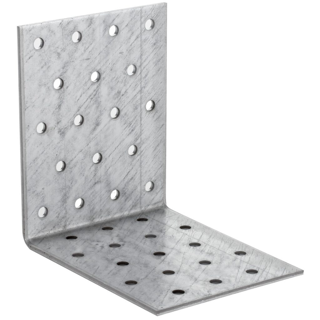 Leņķa stiprinājums 100 × 100 × 80 × 2,5 mm