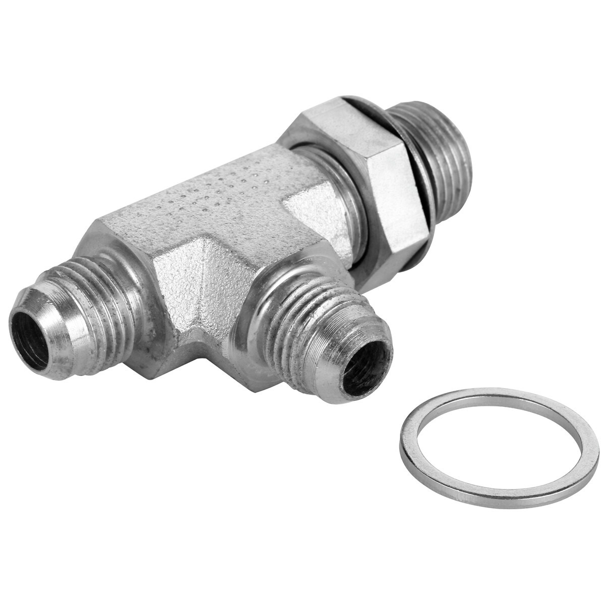 Regulējams L-veida savienojums jic 9/16-3/8 bsp