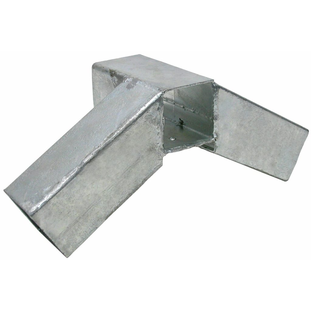 Jumta stiprinājums 45 × 45 × 2 mm, karsti cinkots