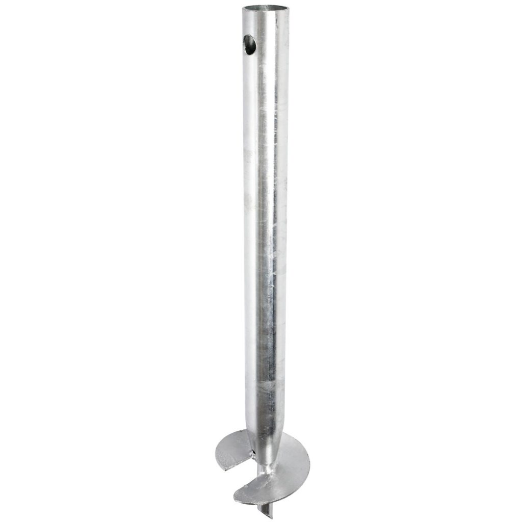 Zemes skrūve 800 × 60 × 3 mm, karsti cinkota