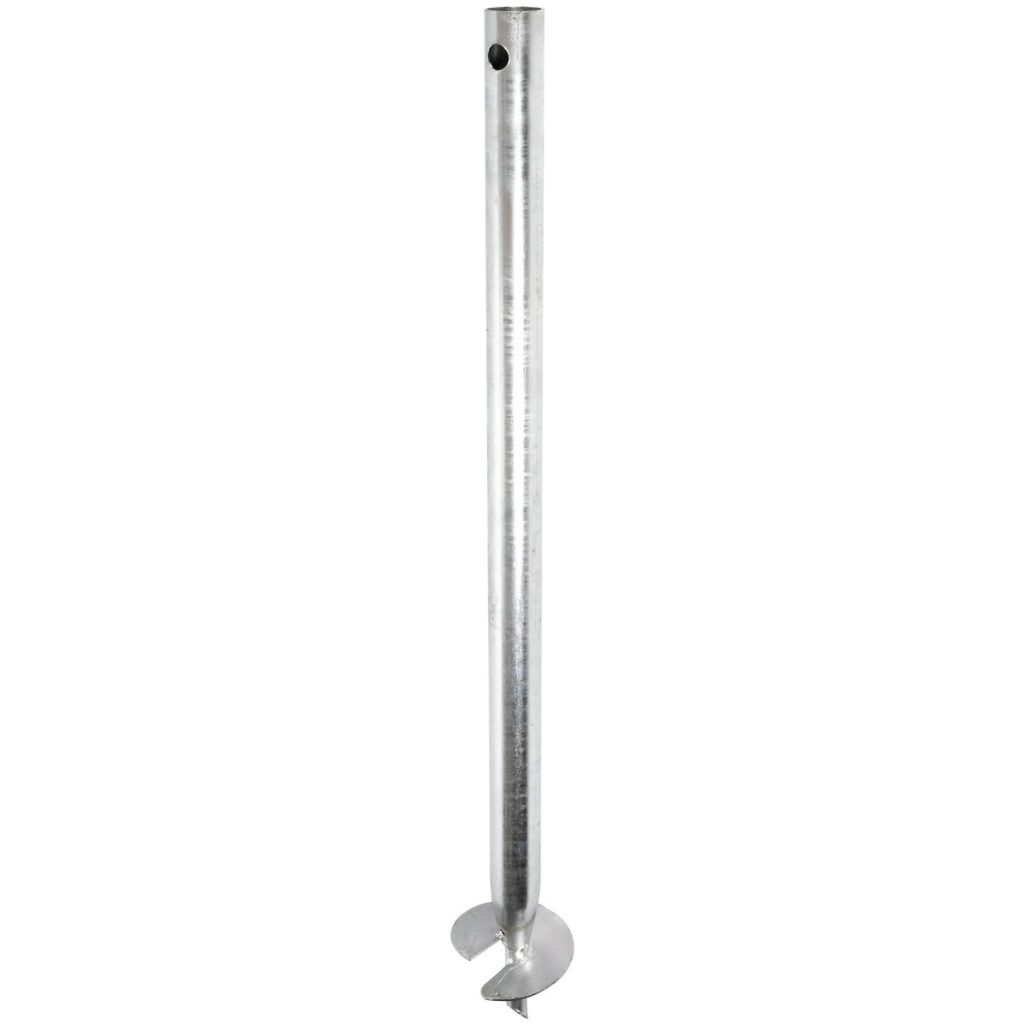 Zemes skrūve 1150 × 60 × 3 mm, karsti cinkota