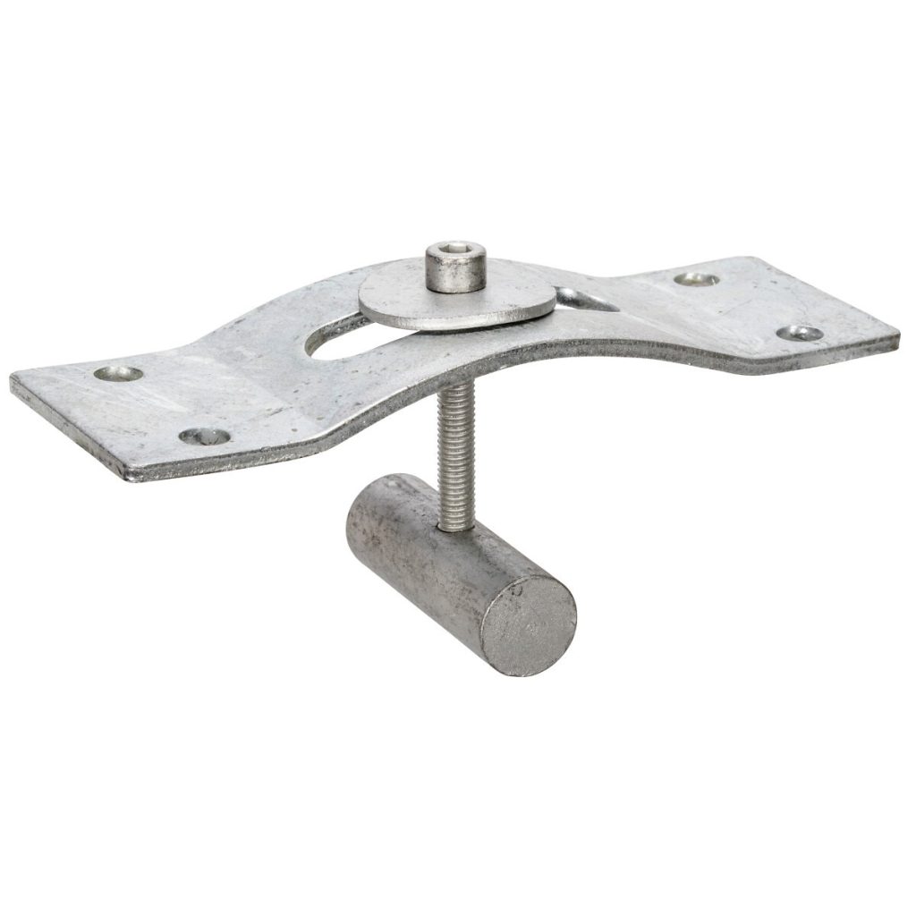 Regulējams plakanais staba turētājs 175 × 60/70 mm