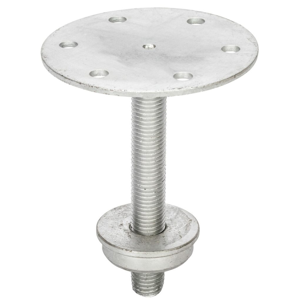 Apaļš regulējams staba turētājs, 150/120 mm
