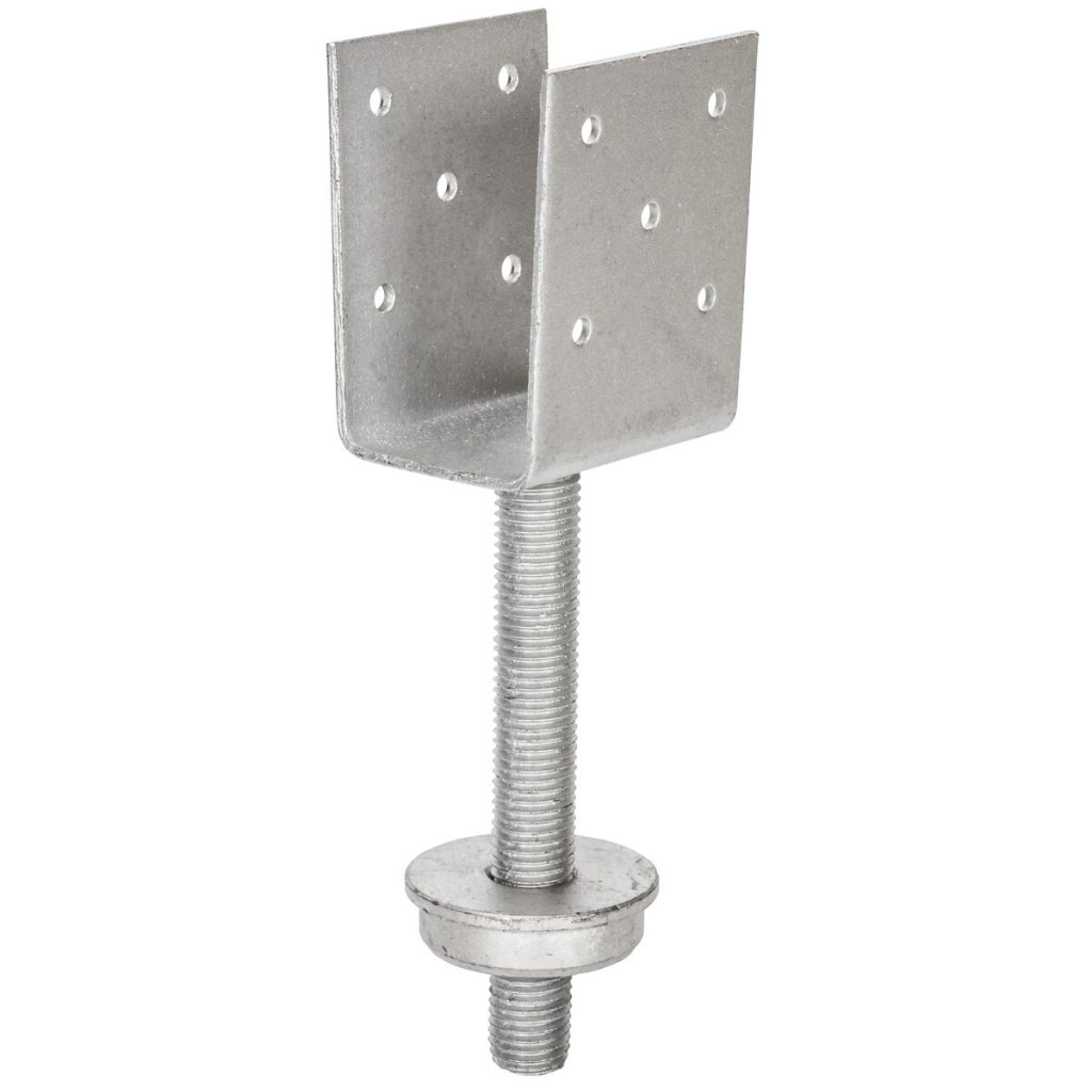 Regulējams U-veida staba turētājs 52 × 95 / 150 mm