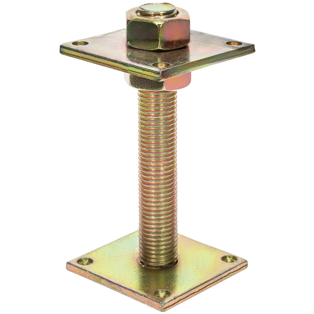 Regulējama staba pamatne M30, 100 × 100 mm, 200 mm augstums