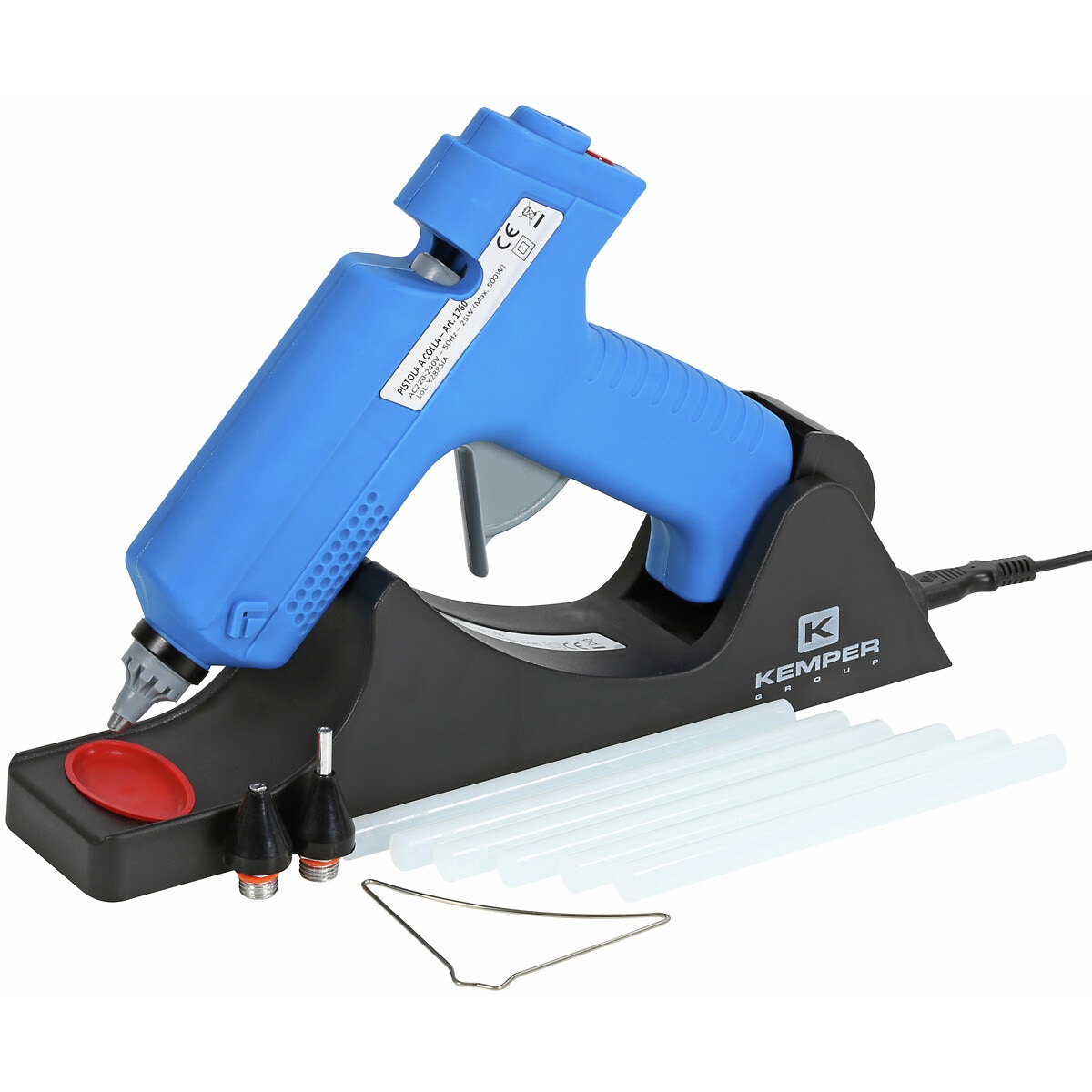 Elektriskā bezvadu līmes pistole 25 W 230 V, 12 mm