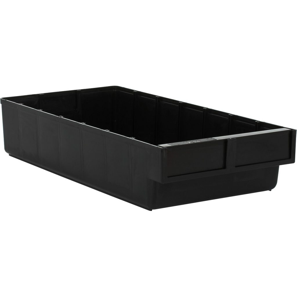 Plastmasas kaste 400x186x80mm melns