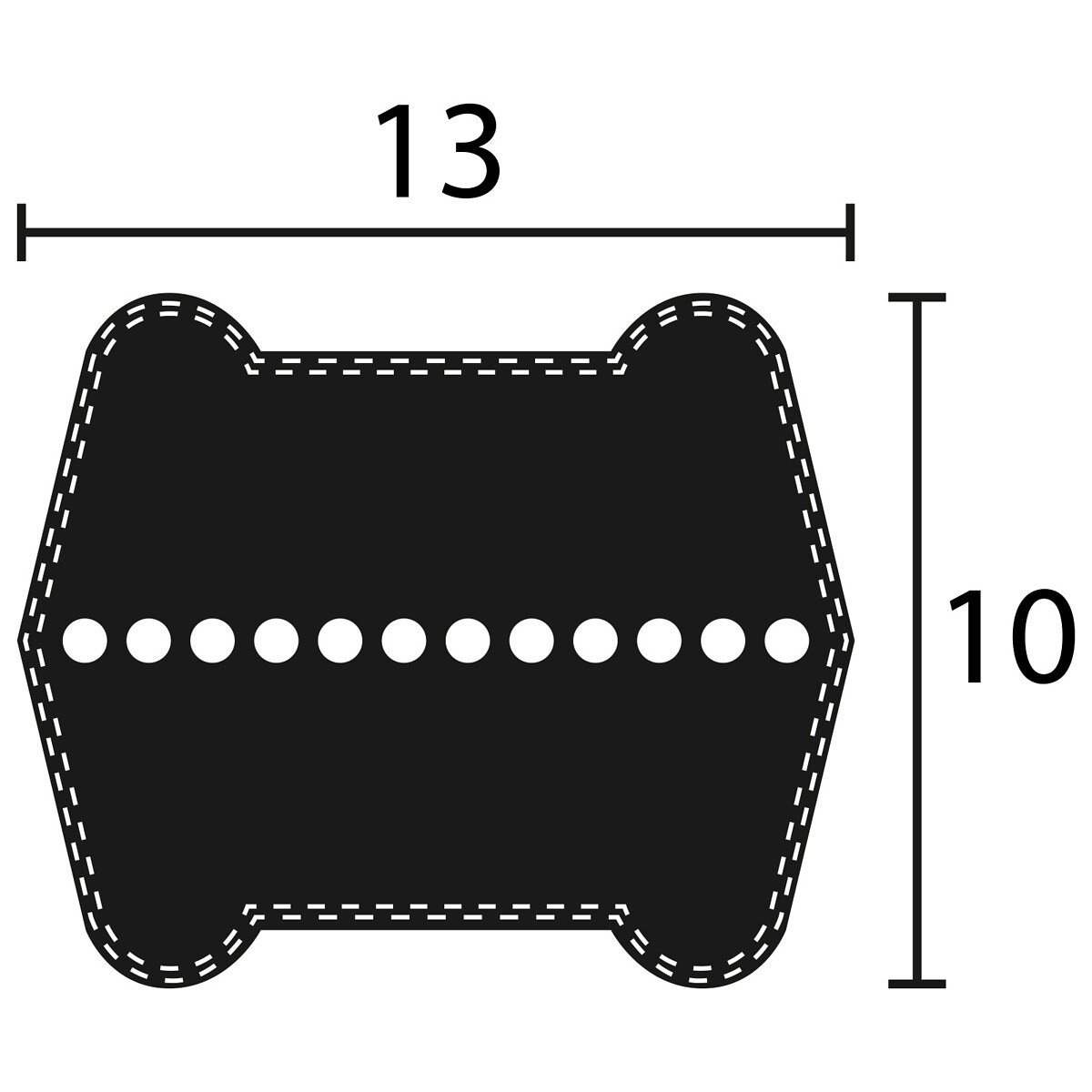 V veida josta l&g 13x2881mm li