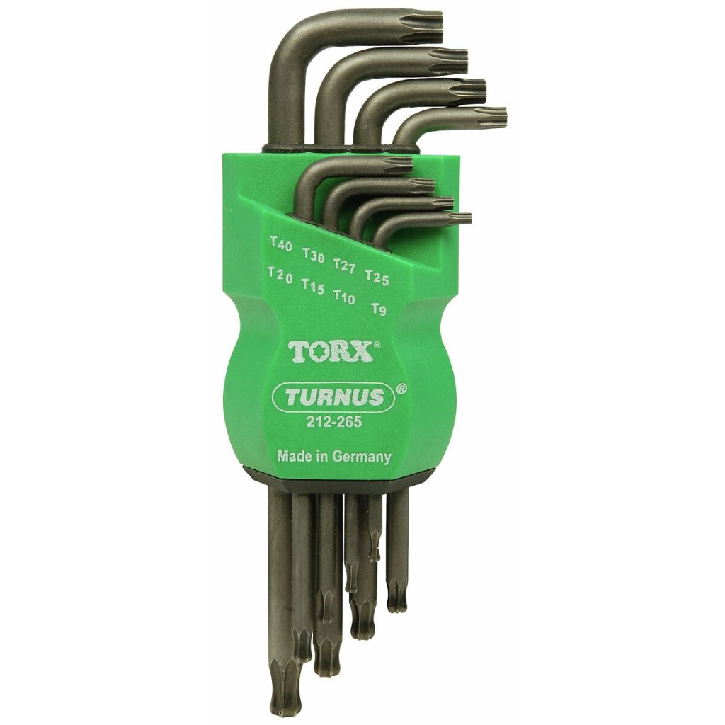 TORX ATSLĒGU KOMPLEKTS T9-T40 8 GAB.