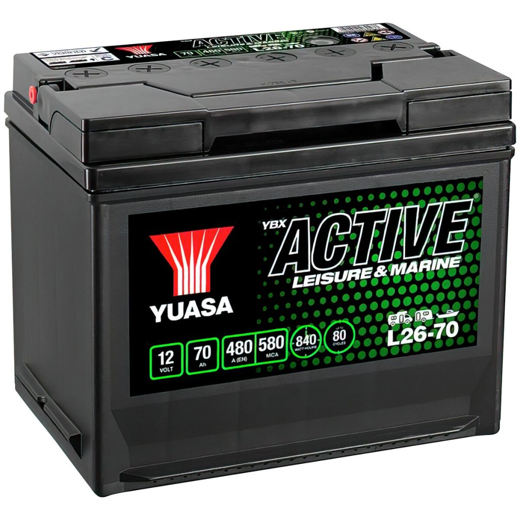 AKUMULATORS YUASA 70AH +- 269X174X225
