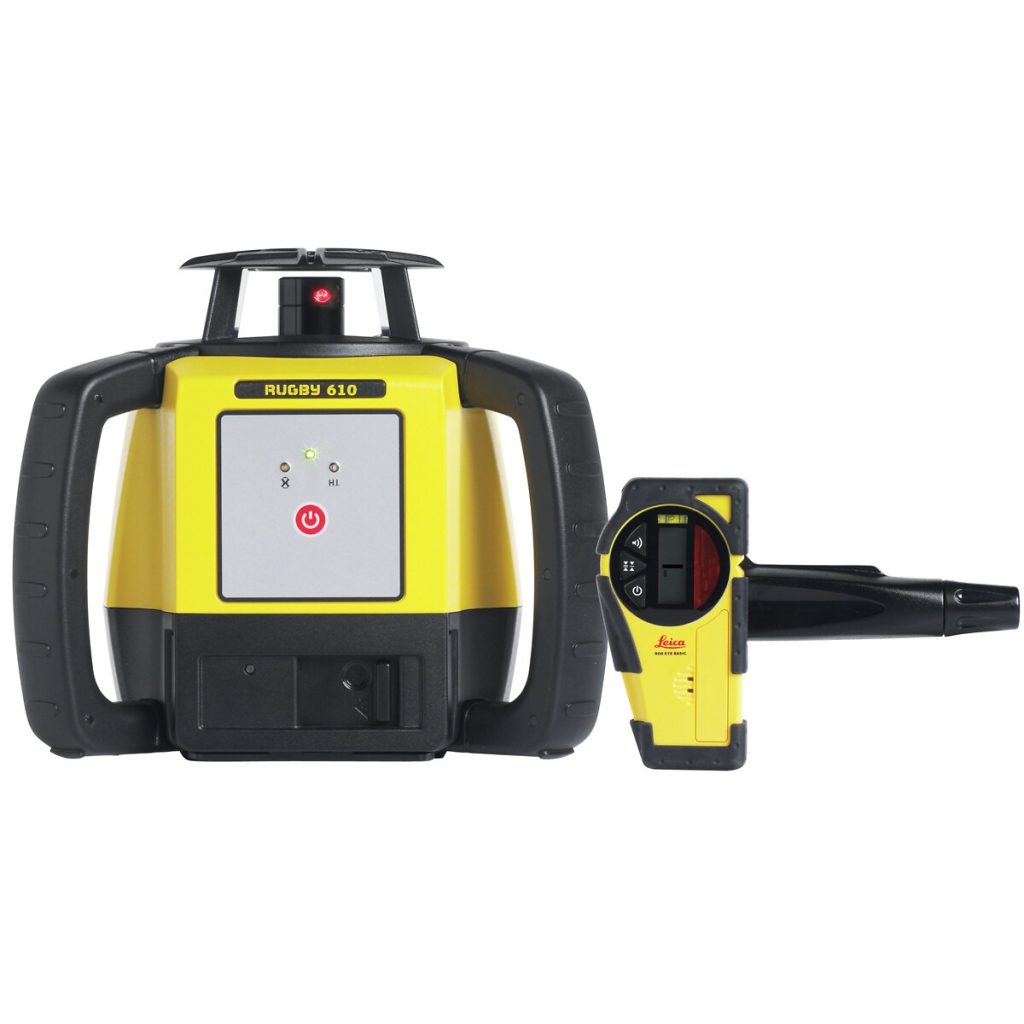 SPACELINE LĀZERA LEICA RUGBY 610 + STIEŅA ACS BASIC