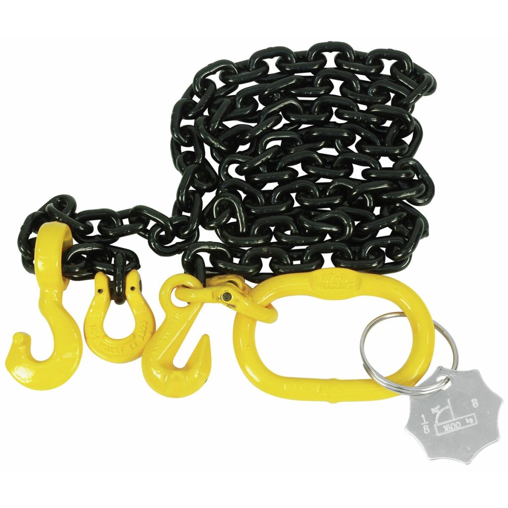 Slaidu pacelšanas ķēde 1,6t 1 piliens short.hook
