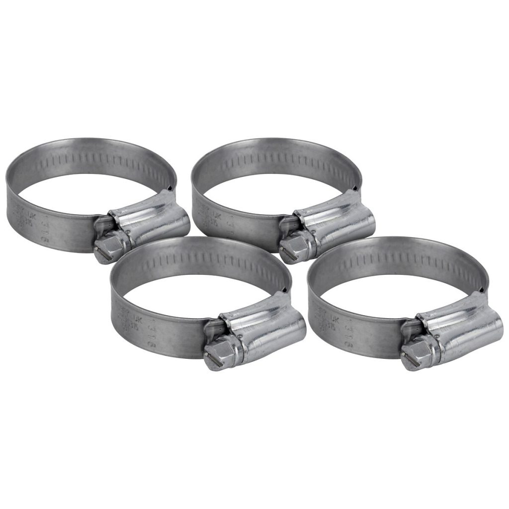 Šļūtenes skava 16-22mm 4gab. frotē satveršanas rokturis