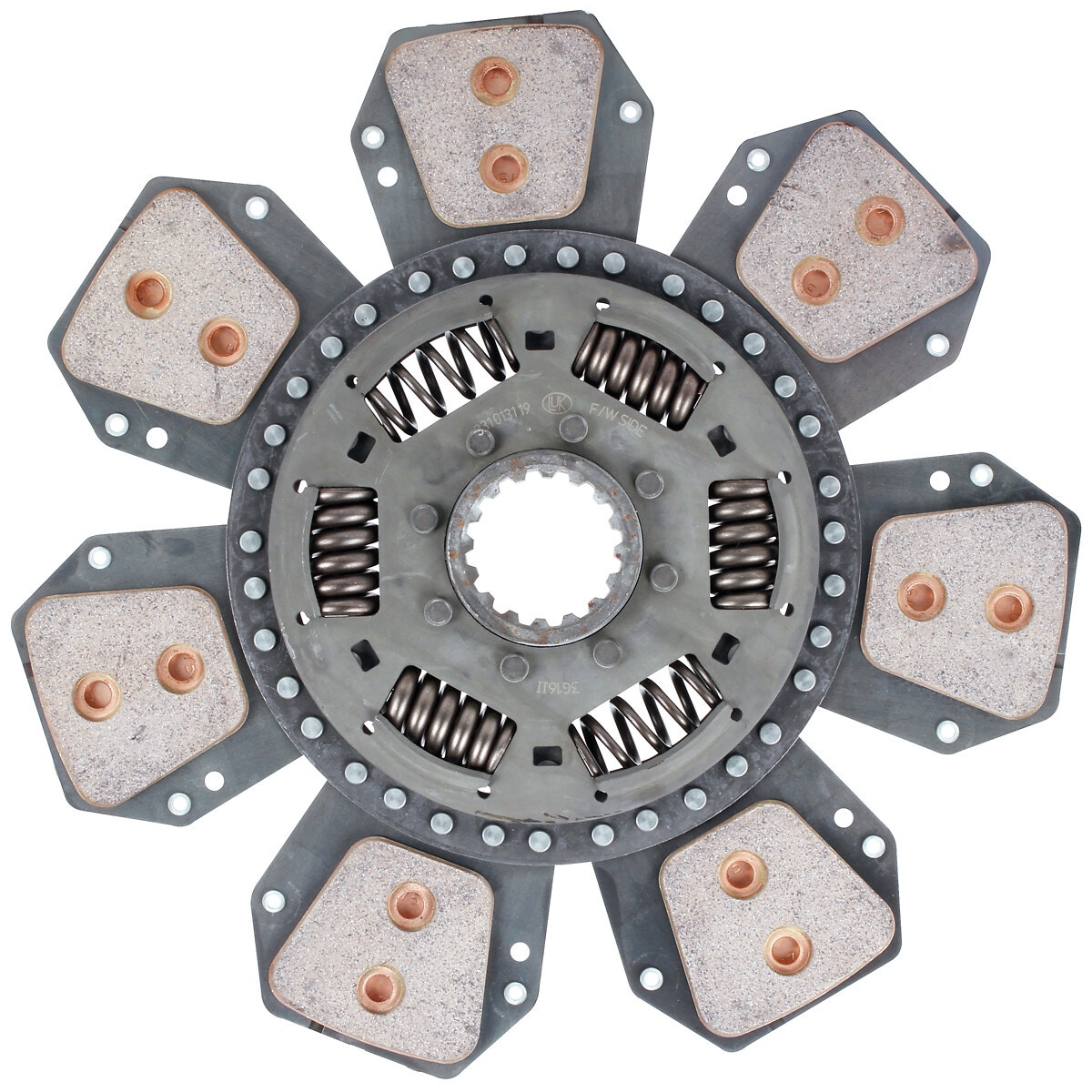 SAJŪGA PLATE 310MM C-7 AR ATSPERĒM CENTRĀ 16Z
