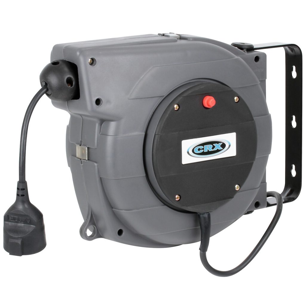 Izvelkamais kabeļa rullis 10 m pvc ip20