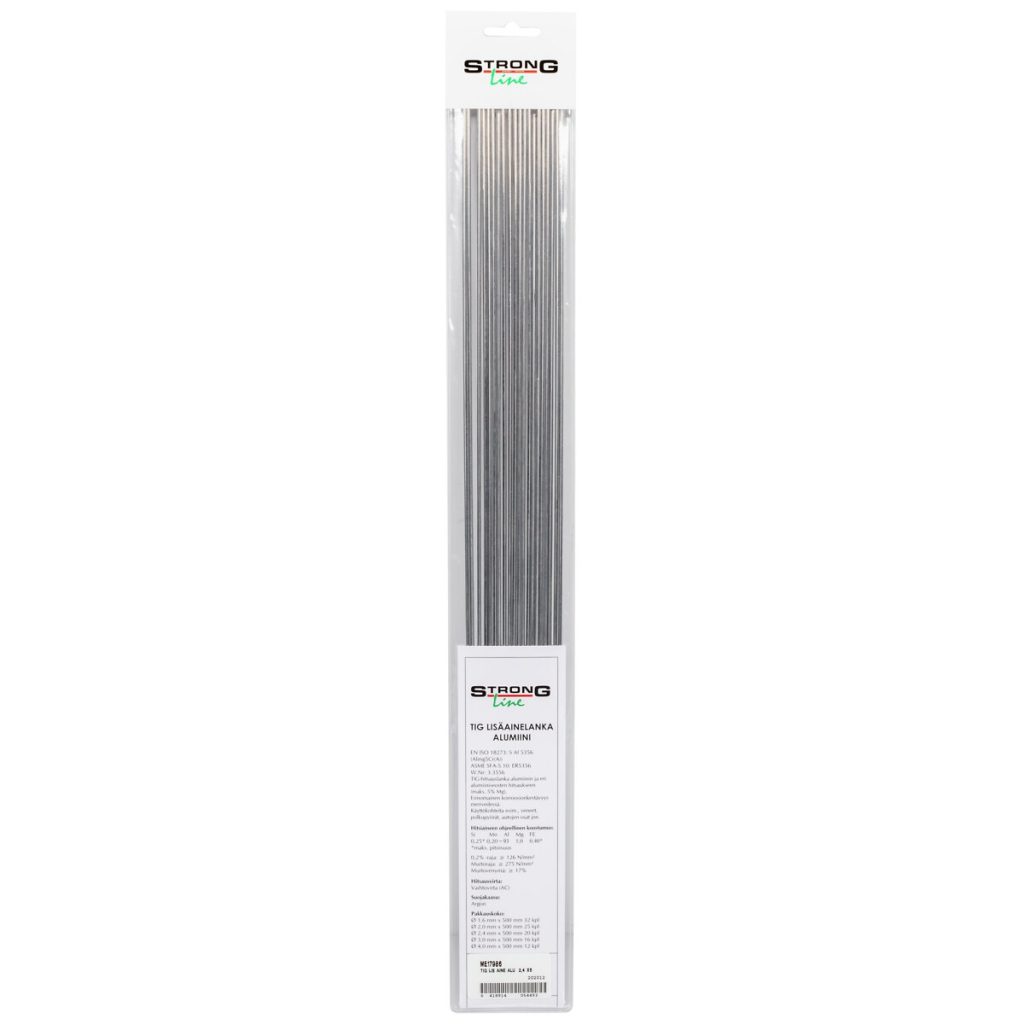 Tig metināšanas materiāls al 2,4 x500mm a5356 mg5 20 p