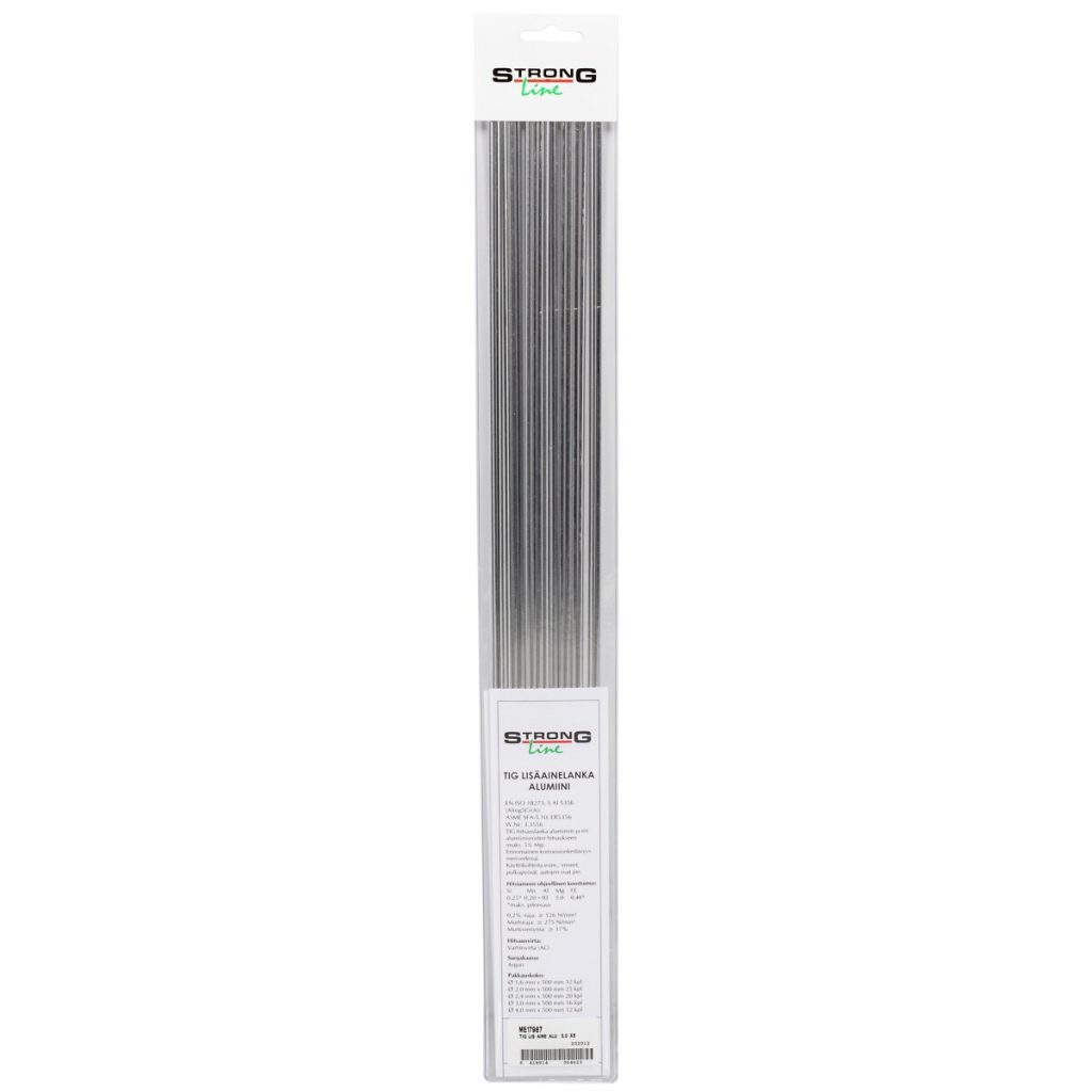 Tig metināšanas materiāls al 3,0 x500mm a5356 mg5 16 p