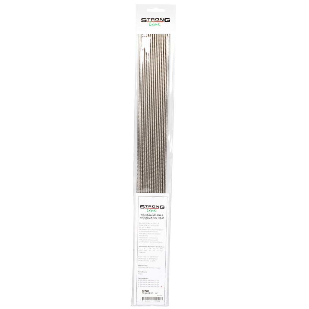 Tig metināšanas materiāls nerūsējošais 3,2 x500mm 316l 16