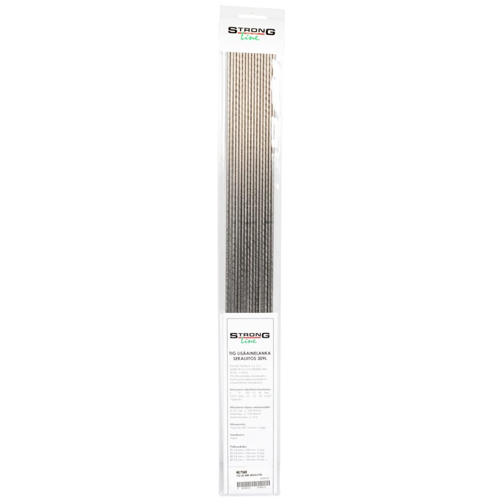 Tig metināšanas materiālu maisījums 309l 3,2 x500mm 316l 16